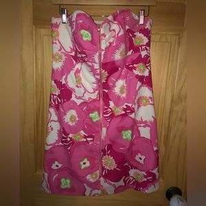 Lilly Pulitzer Bloom Dress in Hotty Pink Cherry Bogonas